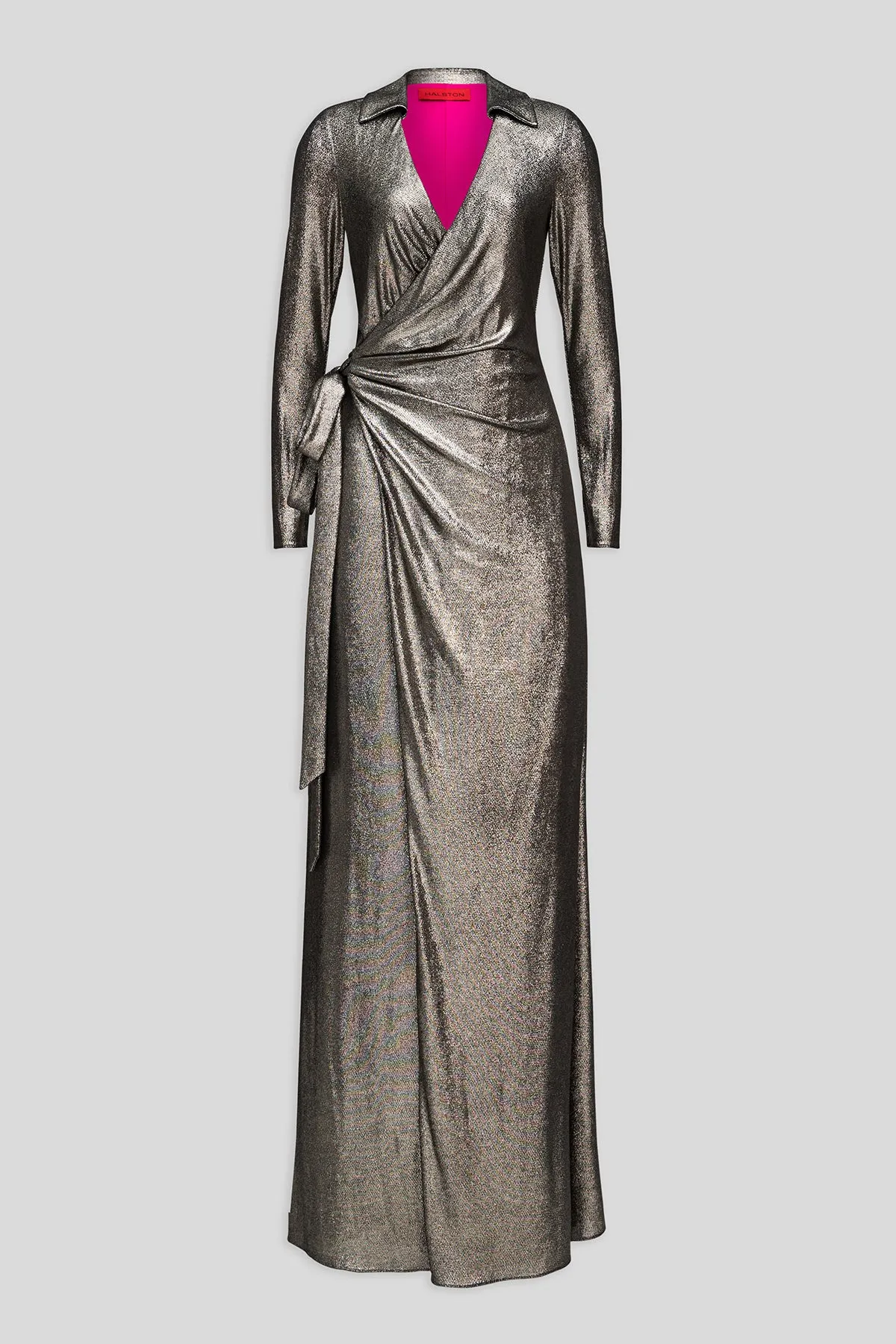 Jira Gown In Metallic Jersey sold by H by Halston product image thumbnail 5