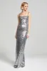 Reine Gown In Deco Sequin sold by H by Halston