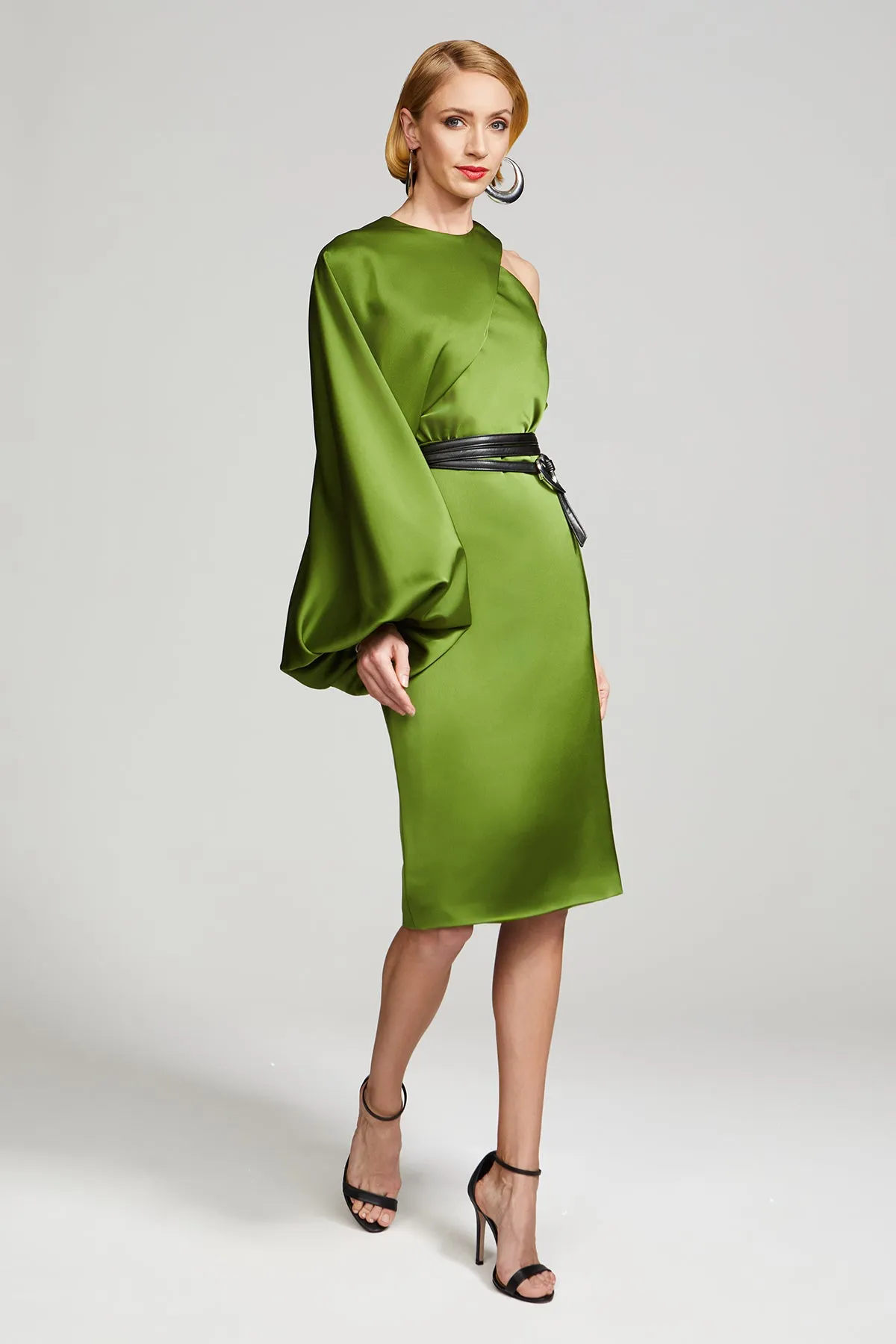 Christa Dress In Satin sold by H by Halston product image thumbnail 3