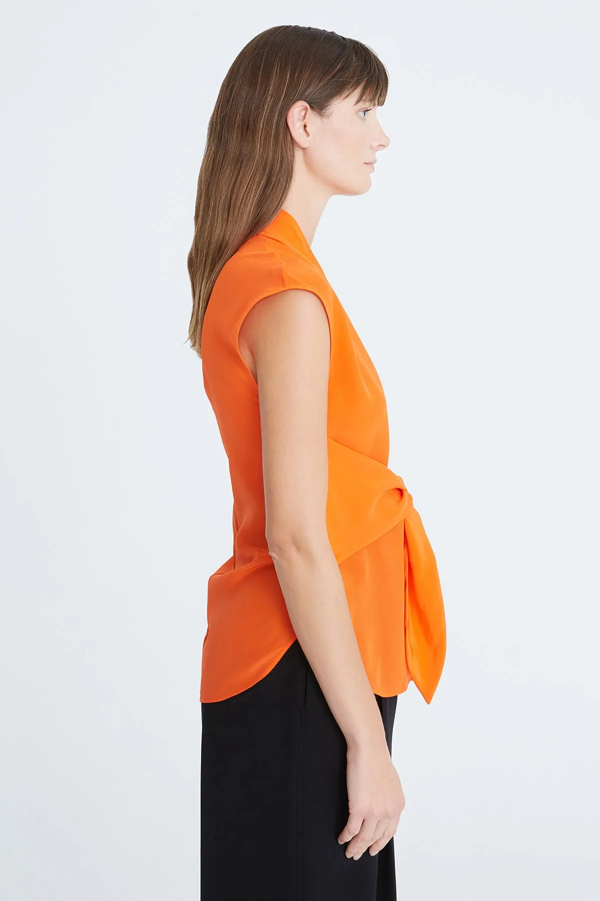 Lola Cdc Tie Front Top sold by H by Halston product image thumbnail 4
