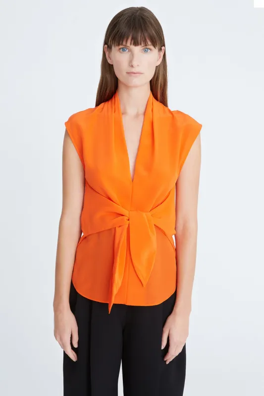 Lola Cdc Tie Front Top made by H by Halston