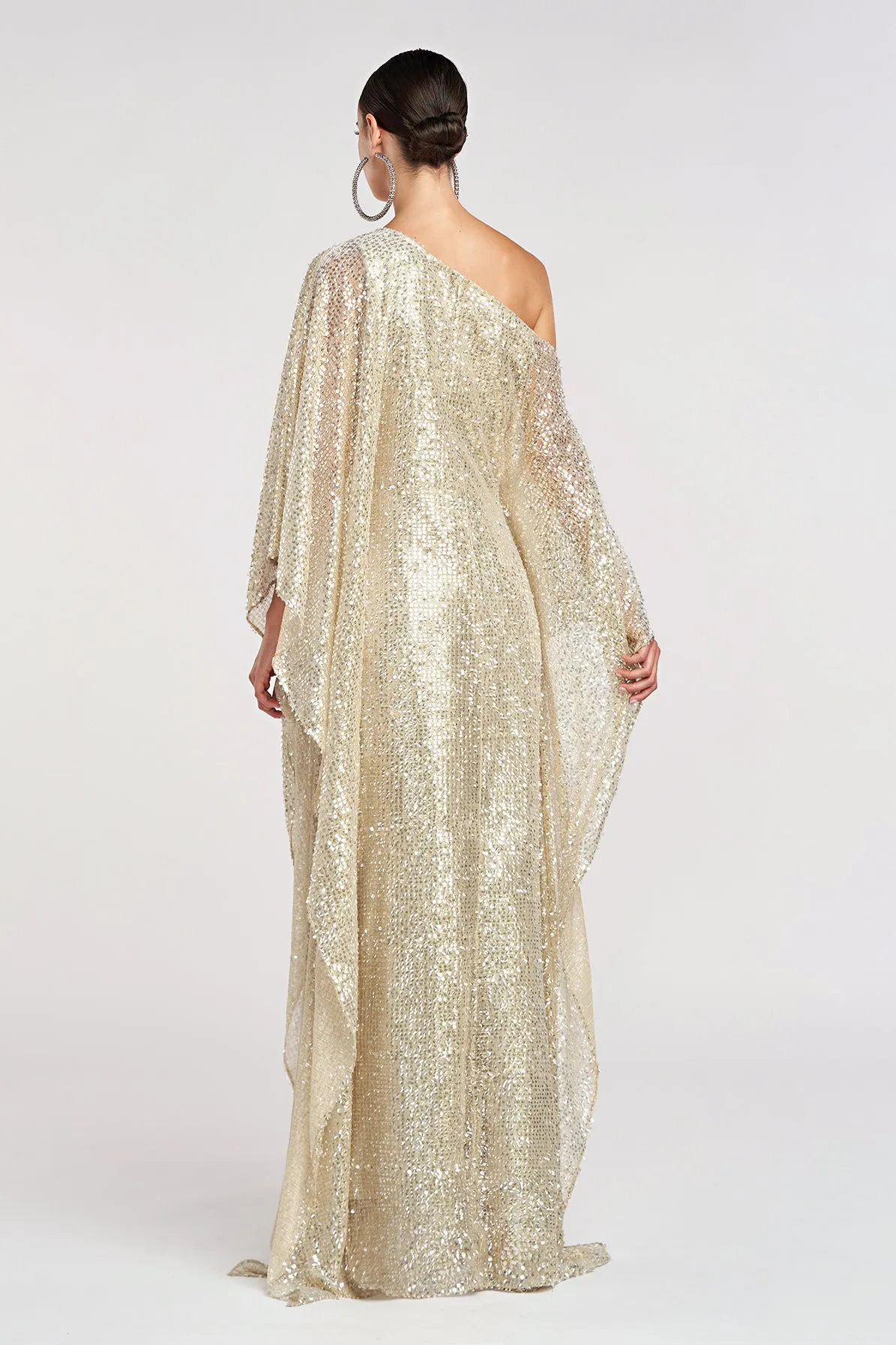 Dee Gown In Tulle Lurex Sequin sold by H by Halston product image thumbnail 2
