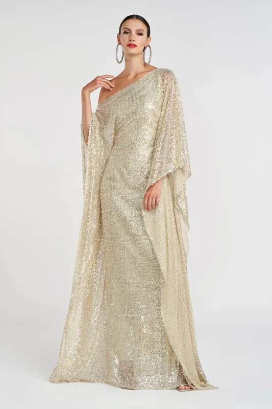 Dee Gown In Tulle Lurex Sequin made by H by Halston