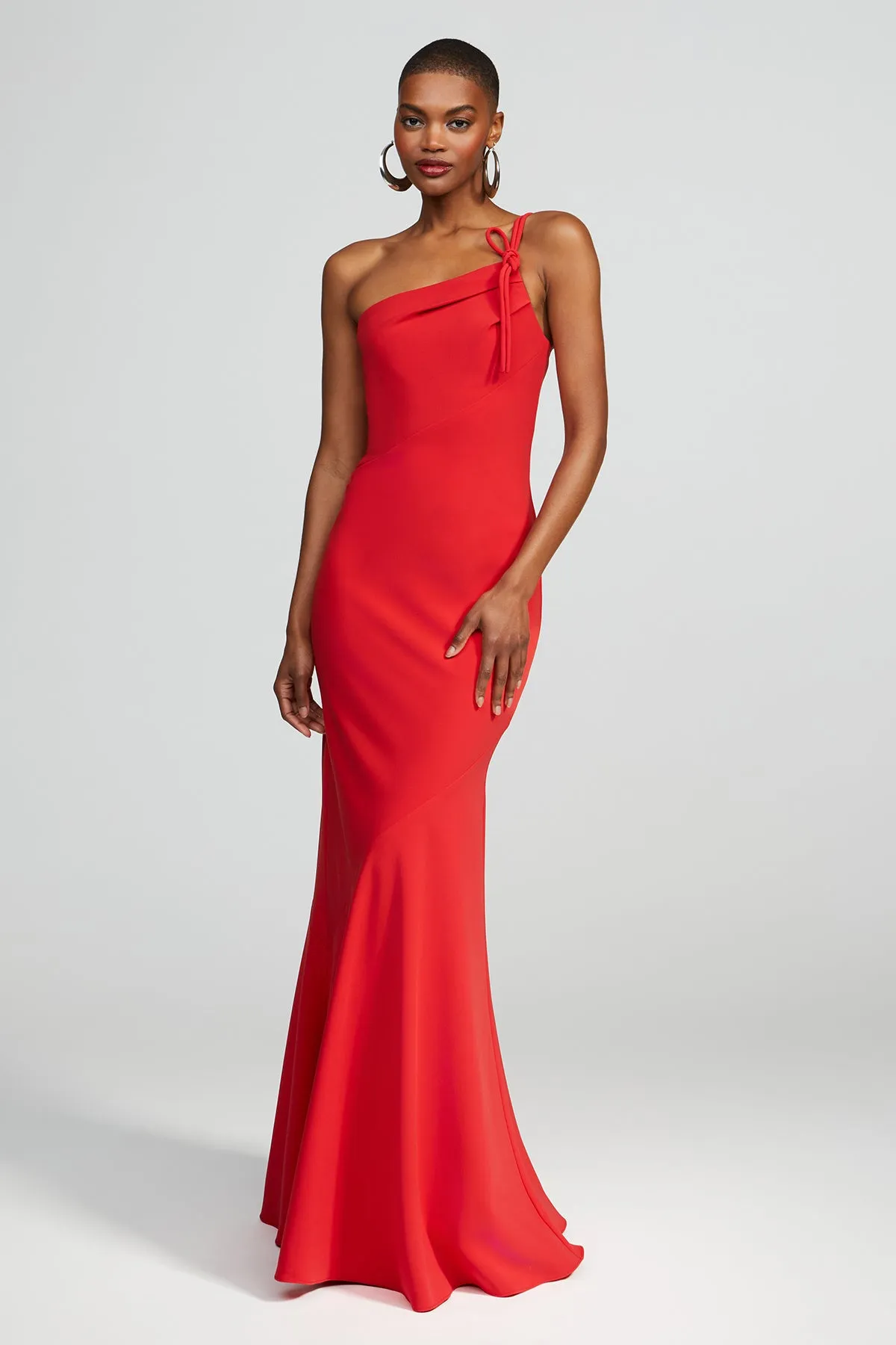 Sybil Gown In Crepe sold by H by Halston