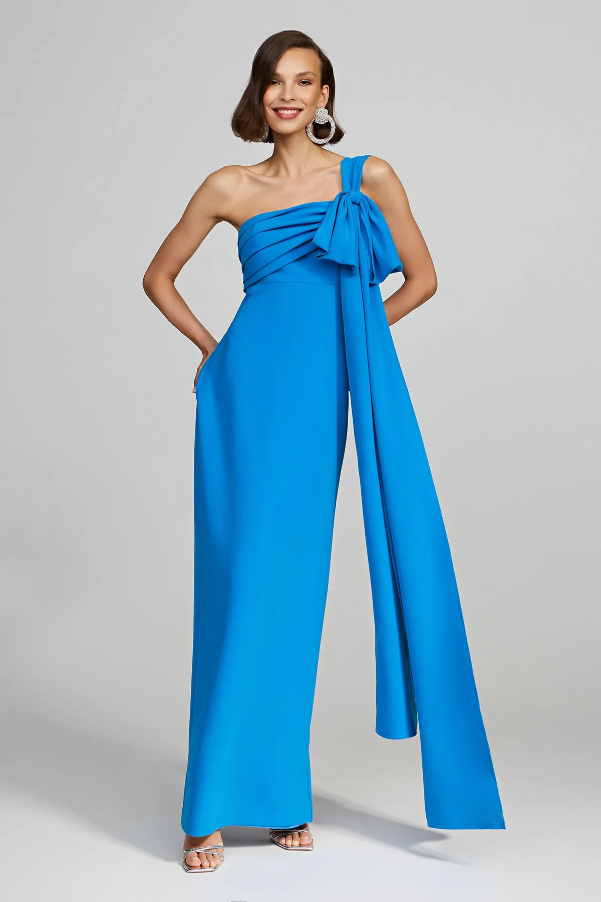 Olivia Gown In Crepe sold by H by Halston