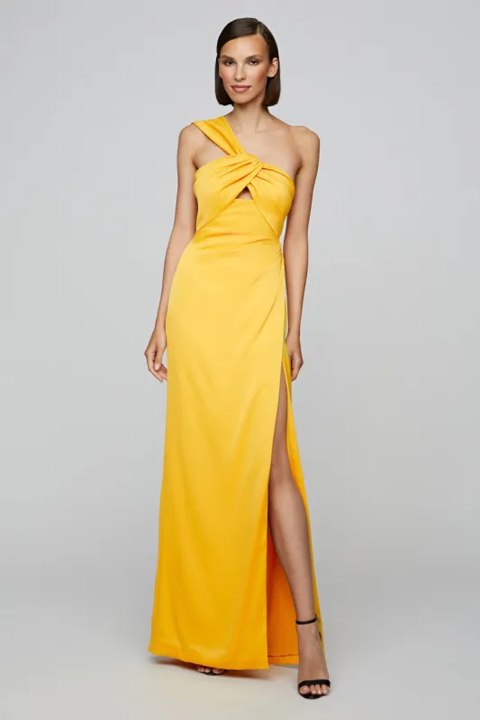 Blaise Asymmetric Long Dress sold by H by Halston