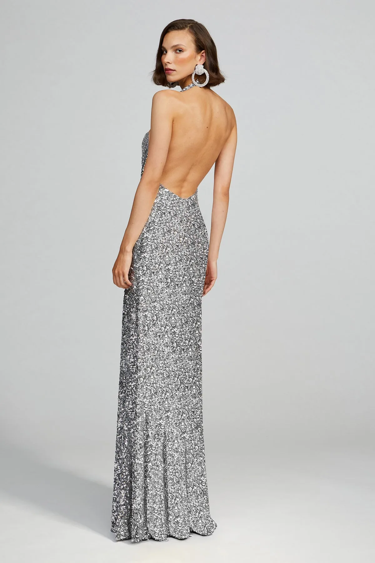 Ena Gown In Sequin sold by H by Halston product image thumbnail 2