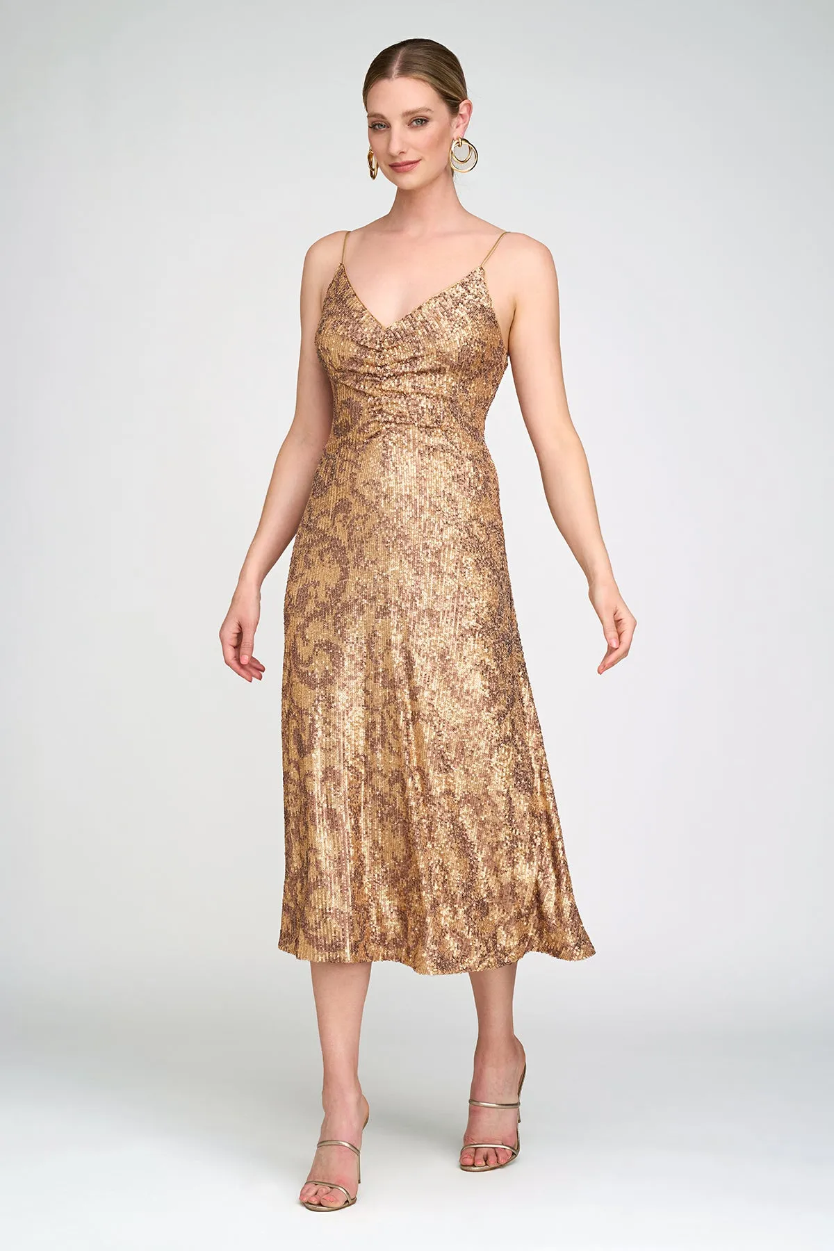 Essence Dress In Leo Sequin sold by H by Halston product image thumbnail 3