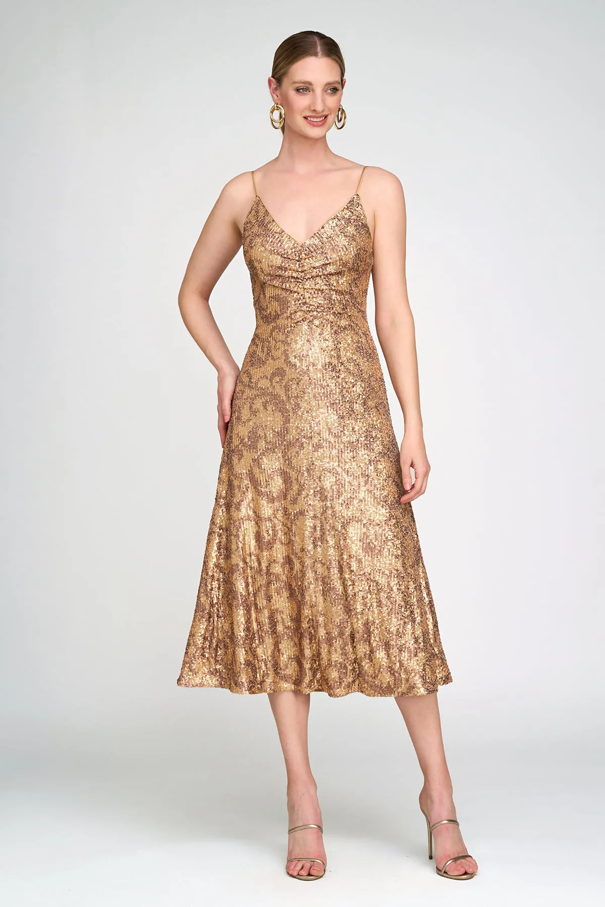 Essence Dress In Leo Sequin sold by H by Halston product image thumbnail 5