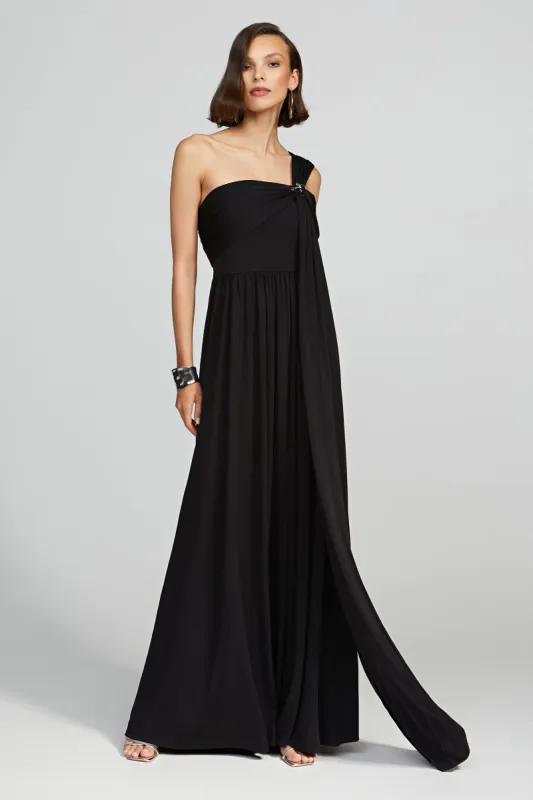 Adena Dress In Matte Jersey sold by H by Halston