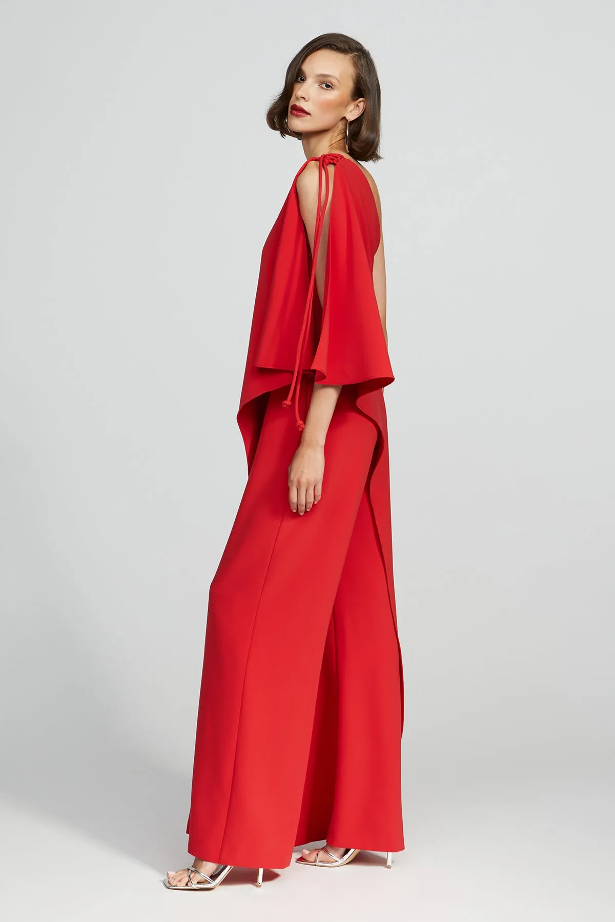 Ignacia Jumpsuit In Luxe Crepe sold by H by Halston product image thumbnail 3