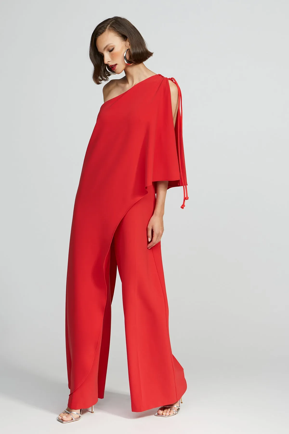 Ignacia Jumpsuit In Luxe Crepe sold by H by Halston product image thumbnail 5