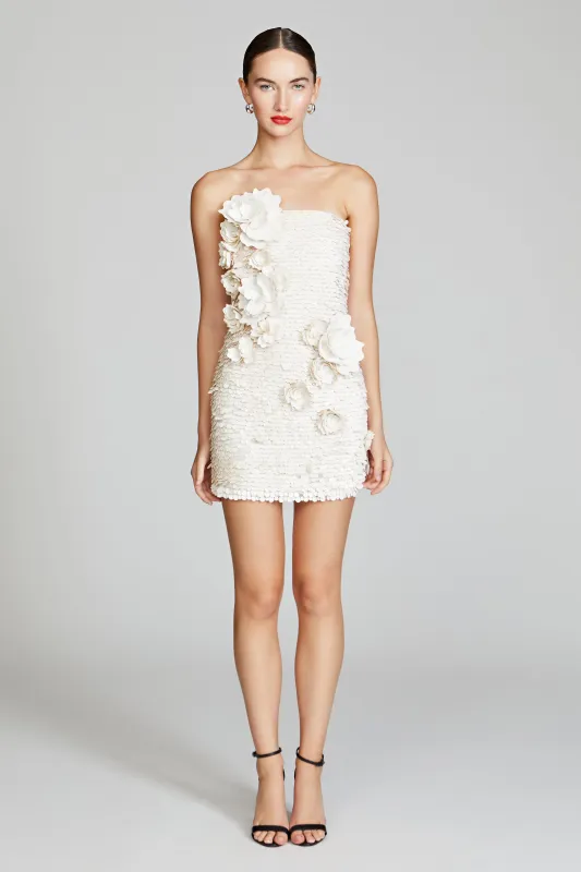 Farren Leather Paillette Mini sold by H by Halston