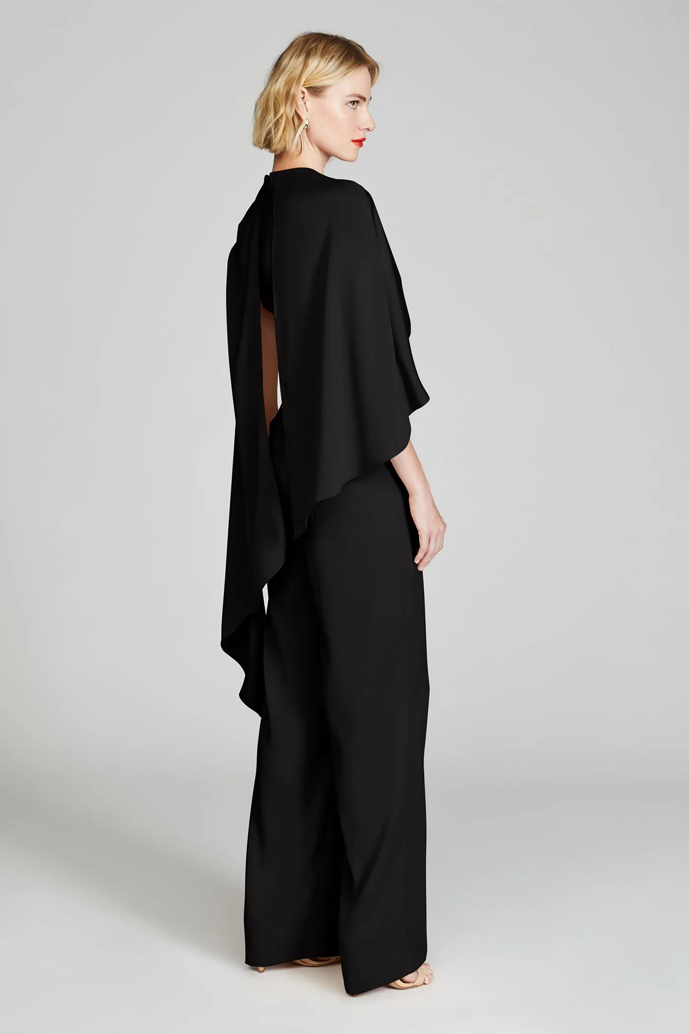 Paulette Crepe Jumpsuit sold by H by Halston product image thumbnail 5