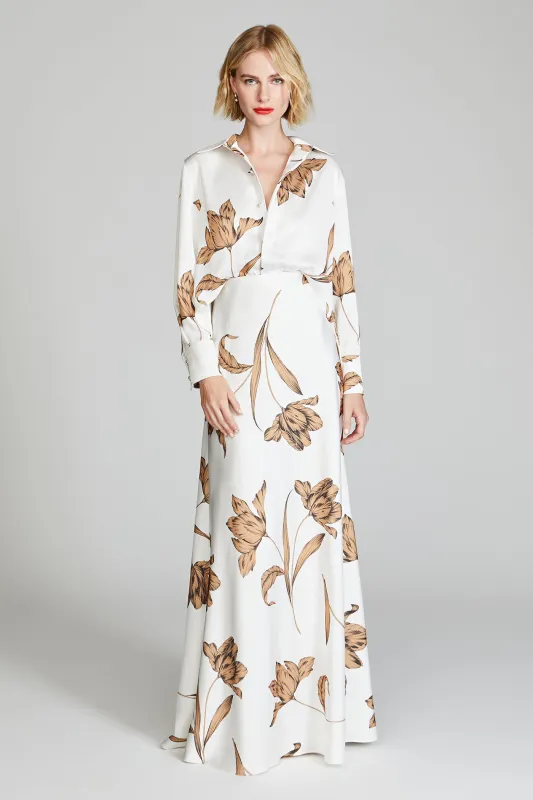 Marcelle Satin Gown sold by H by Halston