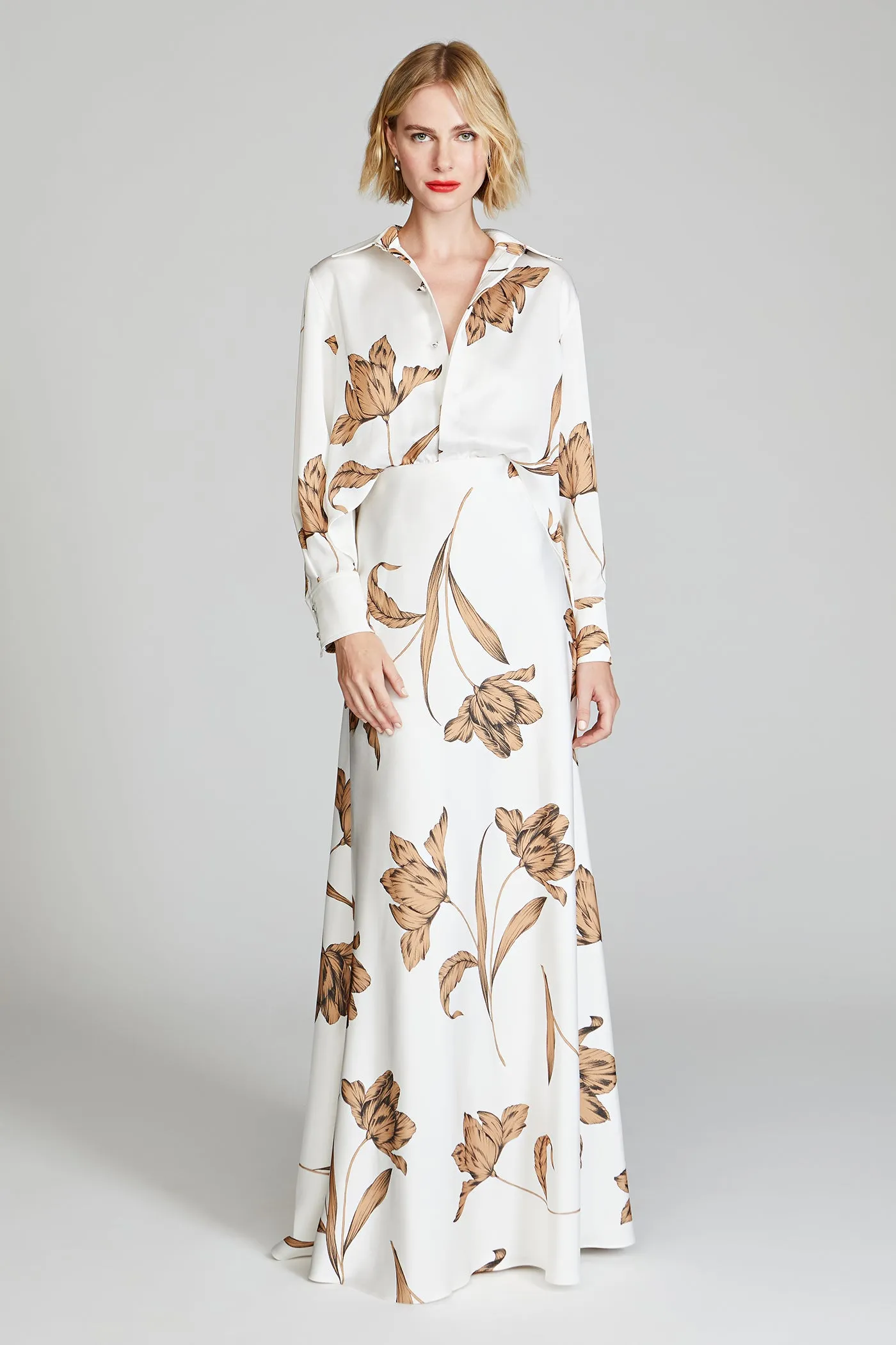 Marcelle Satin Gown sold by H by Halston