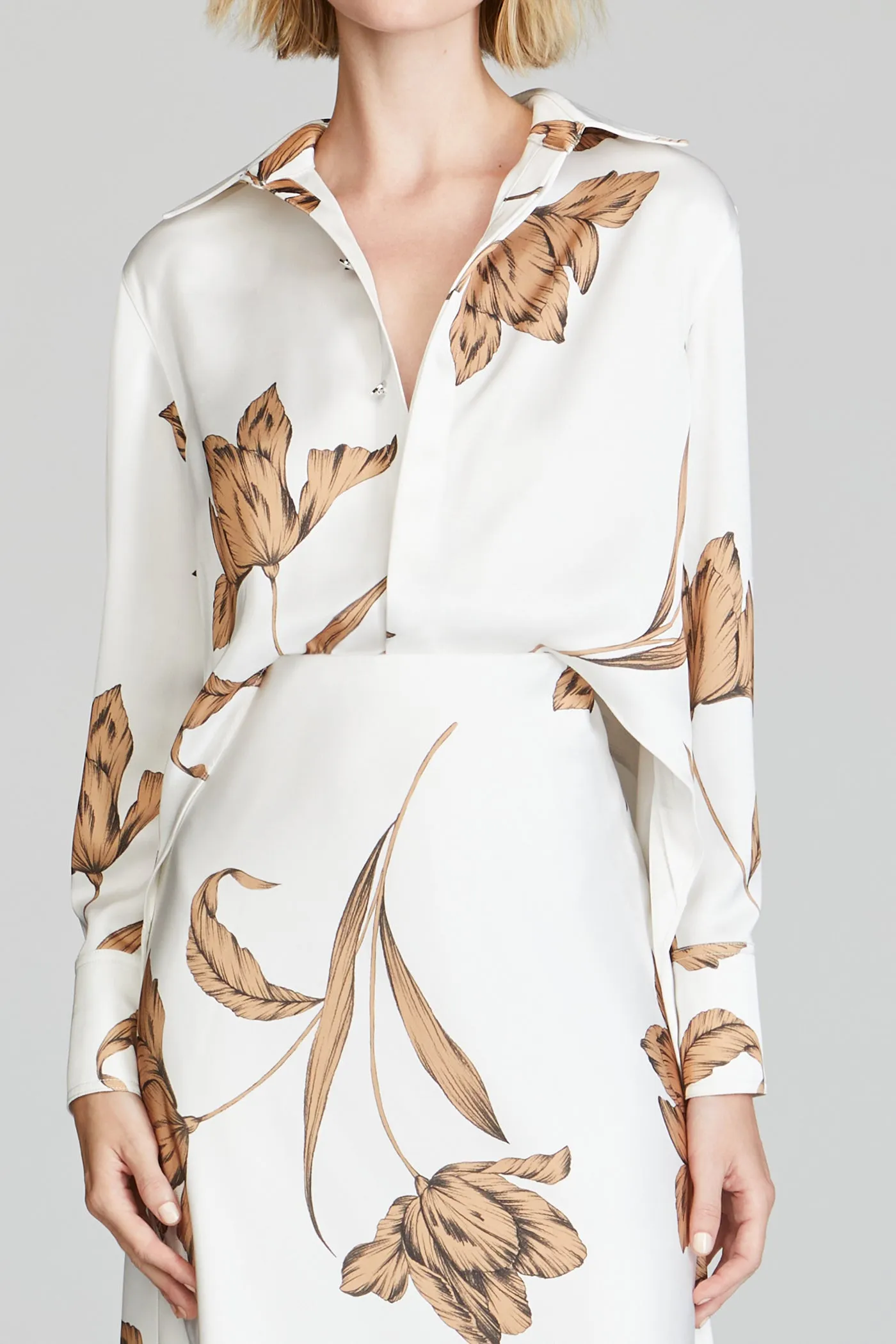 Marcelle Satin Gown sold by H by Halston product image thumbnail 4