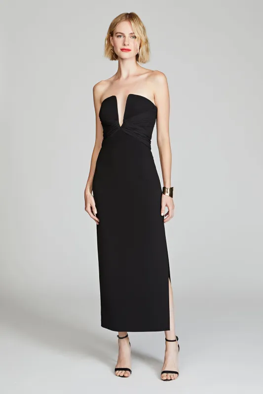 Marguerite Crepe Midi Dress sold by H by Halston