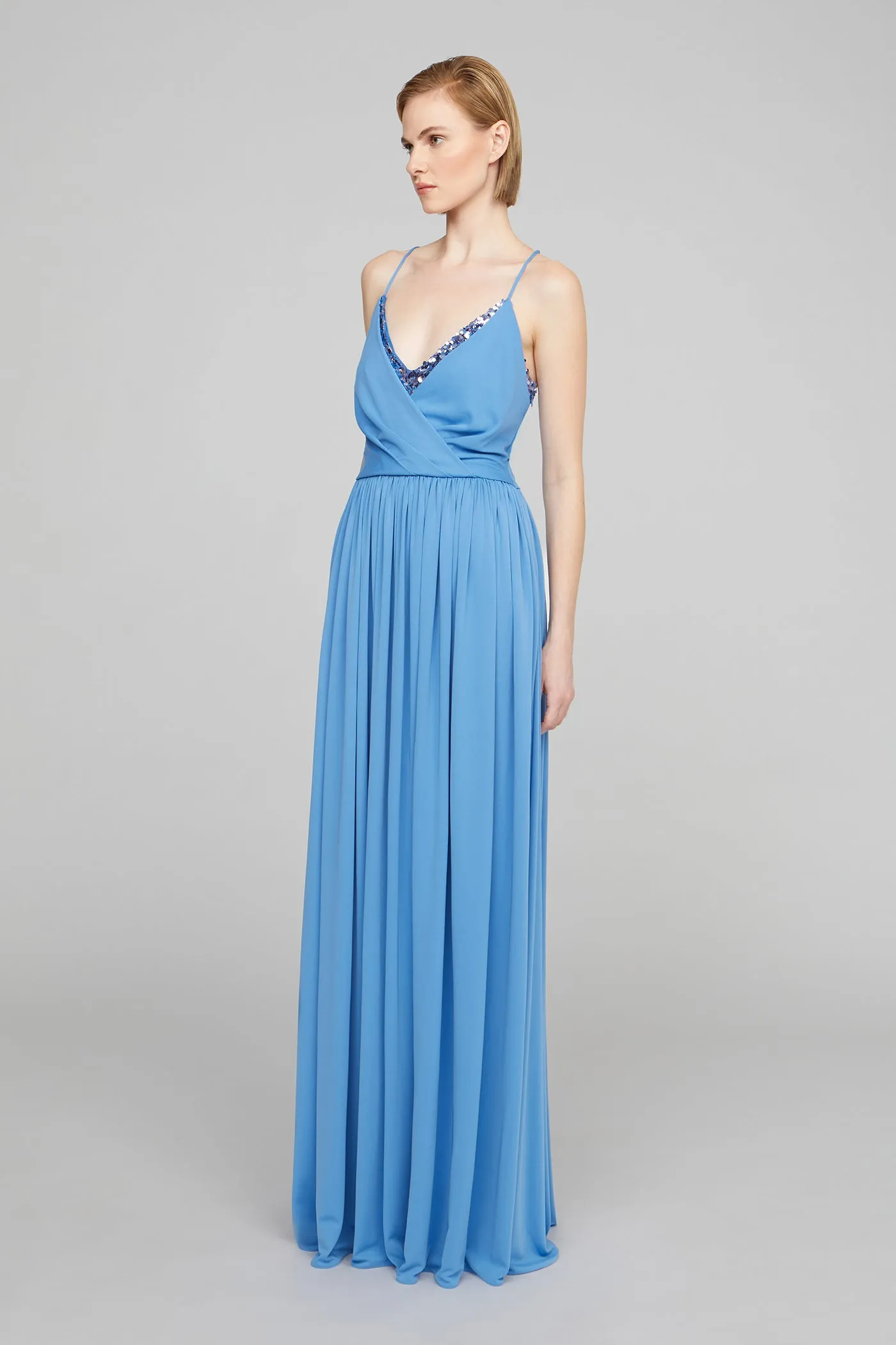 Jeanne Matte Jersey Gown sold by H by Halston product image thumbnail 3
