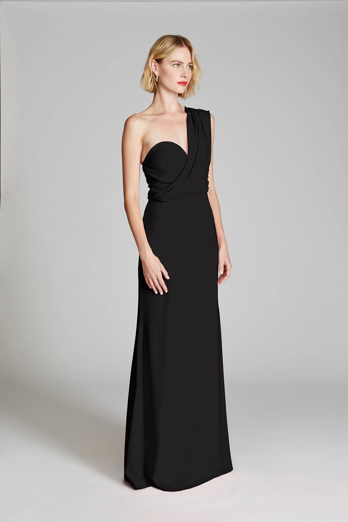 Roselle Crepe Gown sold by H by Halston product image thumbnail 3