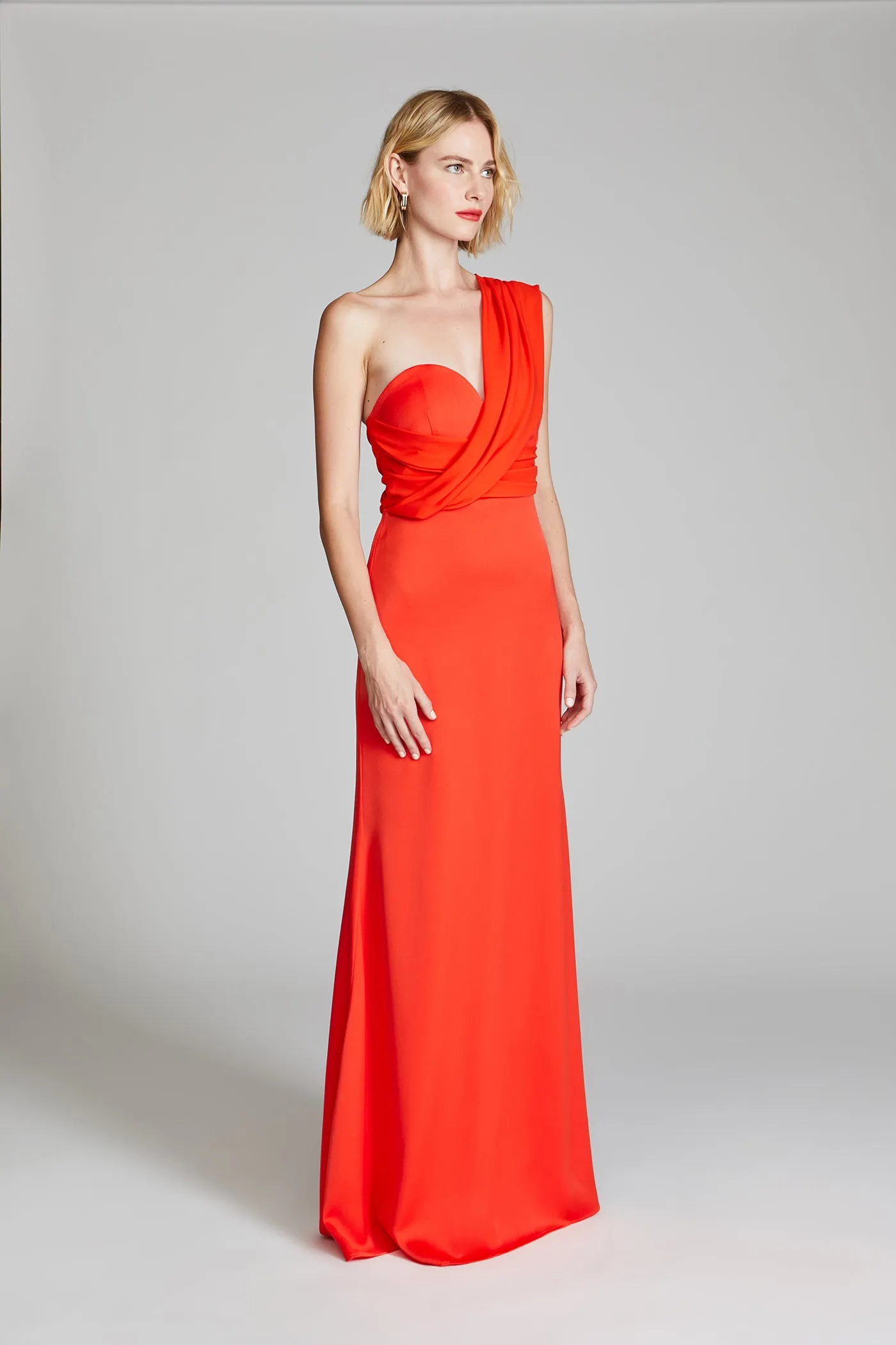 Roselle Crepe Gown sold by H by Halston product image thumbnail 3