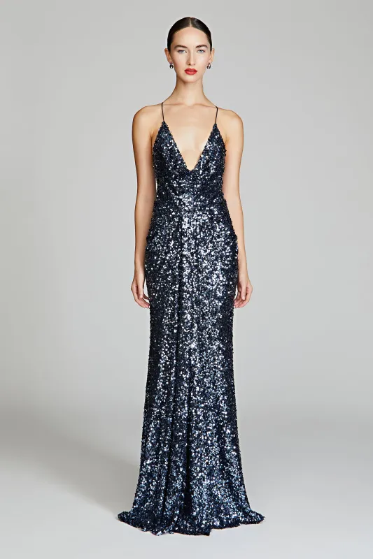 Manon Sequins Gown sold by H by Halston
