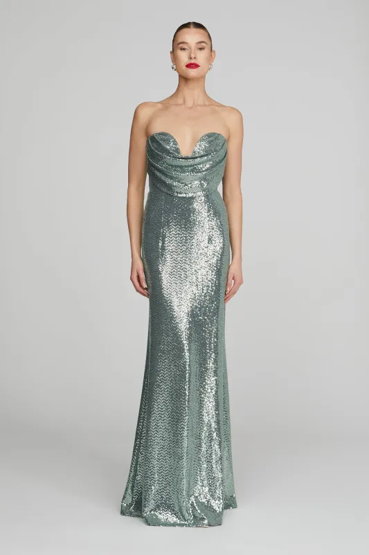Juliette Disco Jersey Gown sold by H by Halston