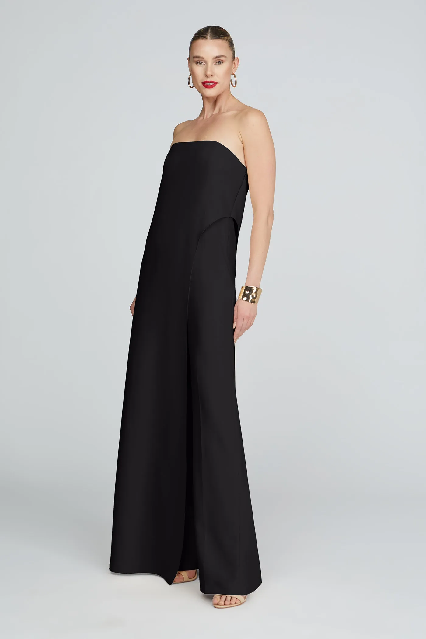 Jacqueline Crepe Jumpsuit sold by H by Halston product image thumbnail 3