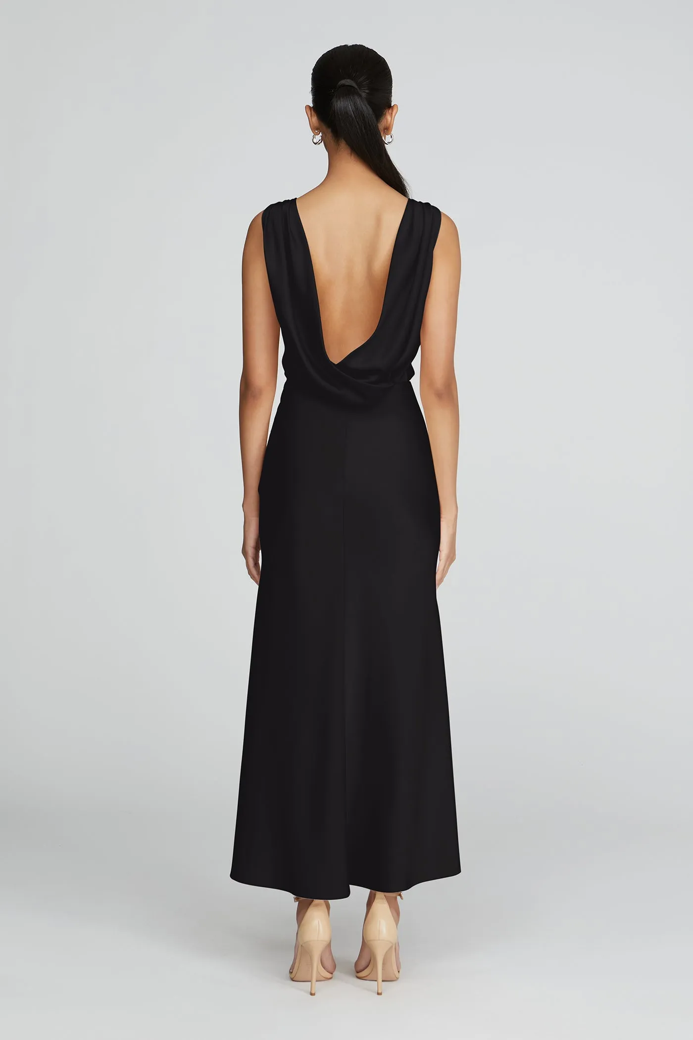 Aubrie Satin Midi sold by H by Halston product image thumbnail 2