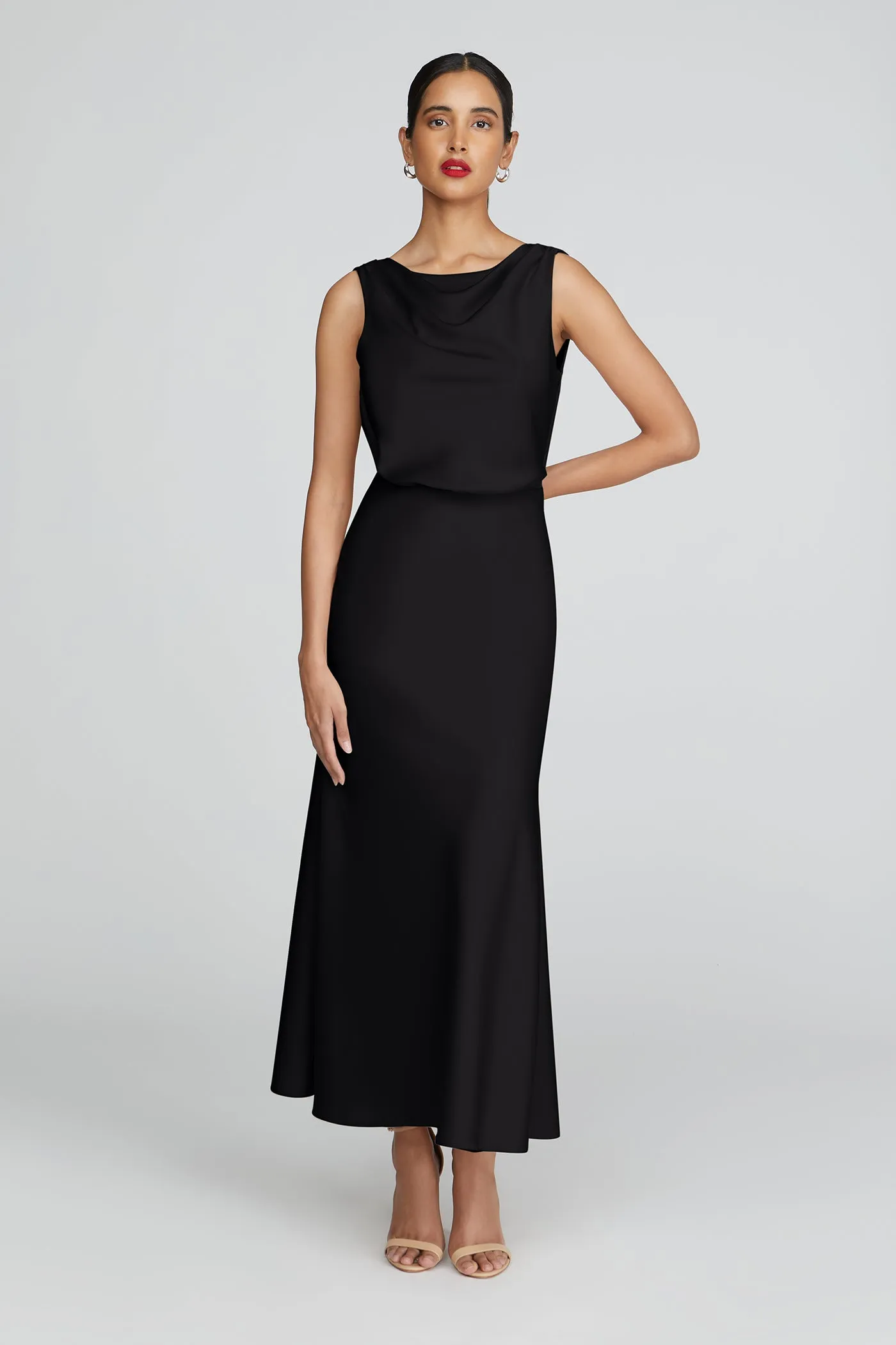 Aubrie Satin Midi sold by H by Halston product image thumbnail 5