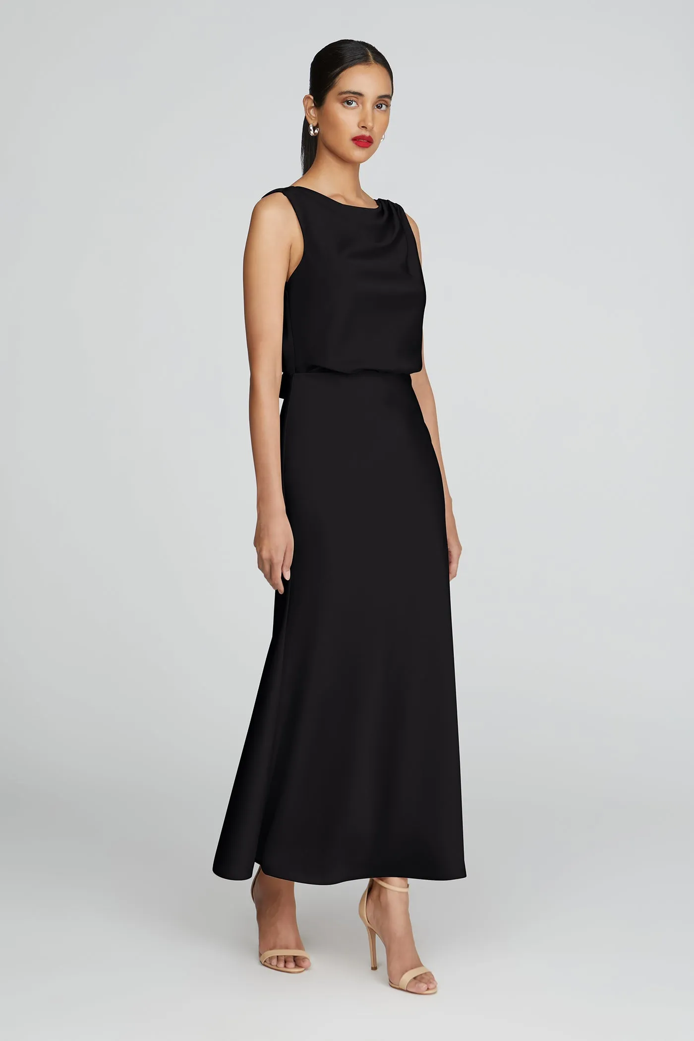 Aubrie Satin Midi sold by H by Halston product image thumbnail 3
