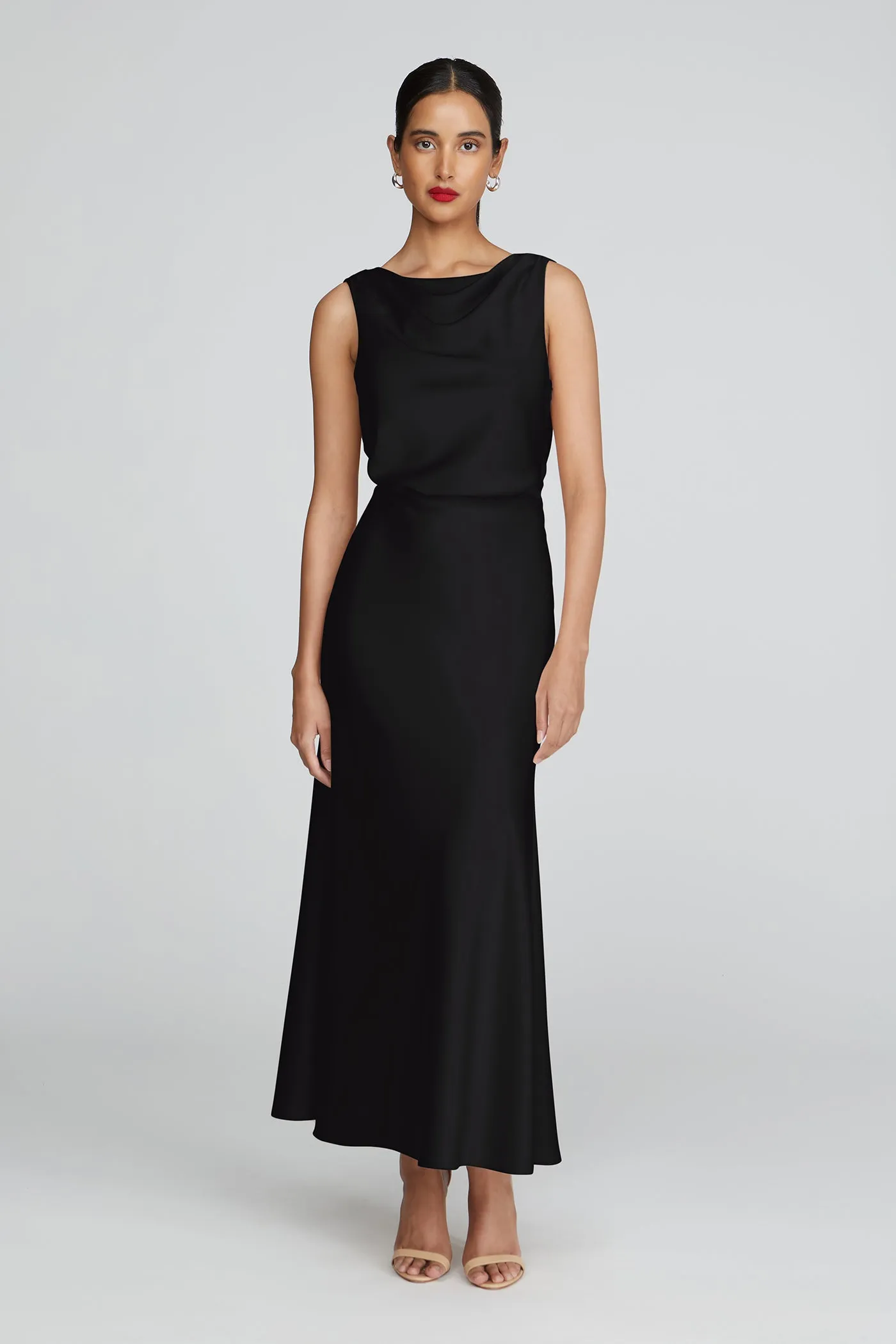 Aubrie Satin Midi sold by H by Halston