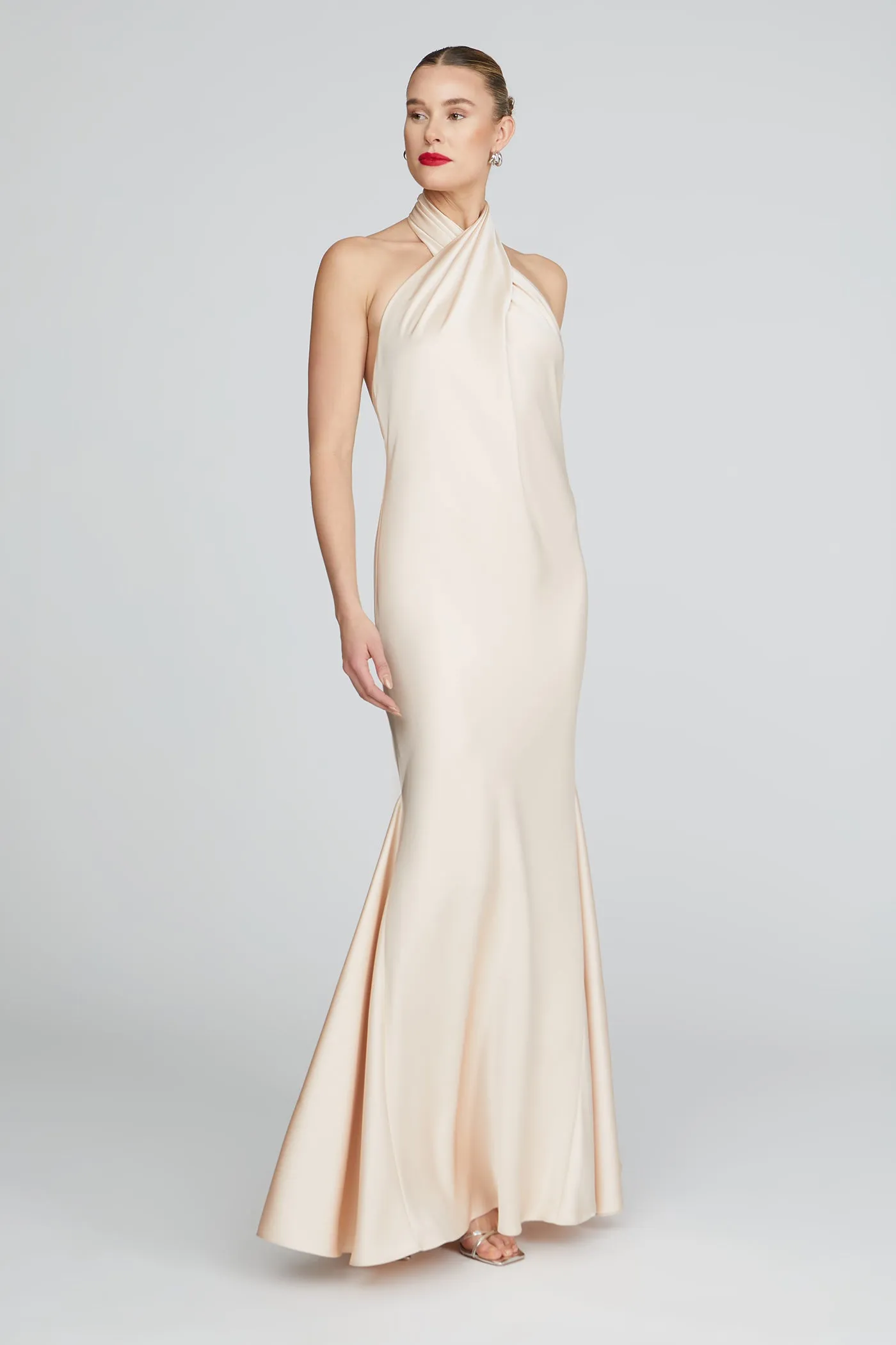 Ninette Satin Gown sold by H by Halston product image thumbnail 3