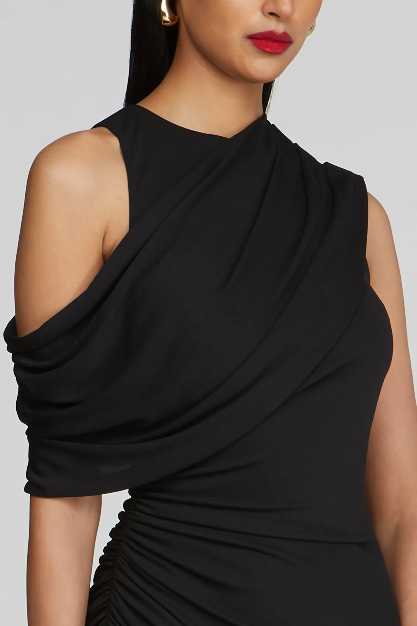 Gabrielle Matte Jersey Midi sold by H by Halston product image thumbnail 5