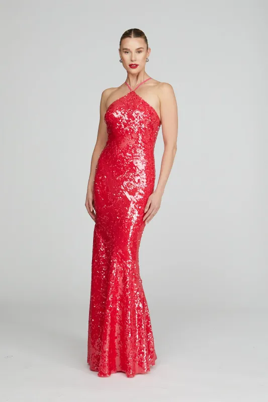 Regine Sequins Gown sold by H by Halston