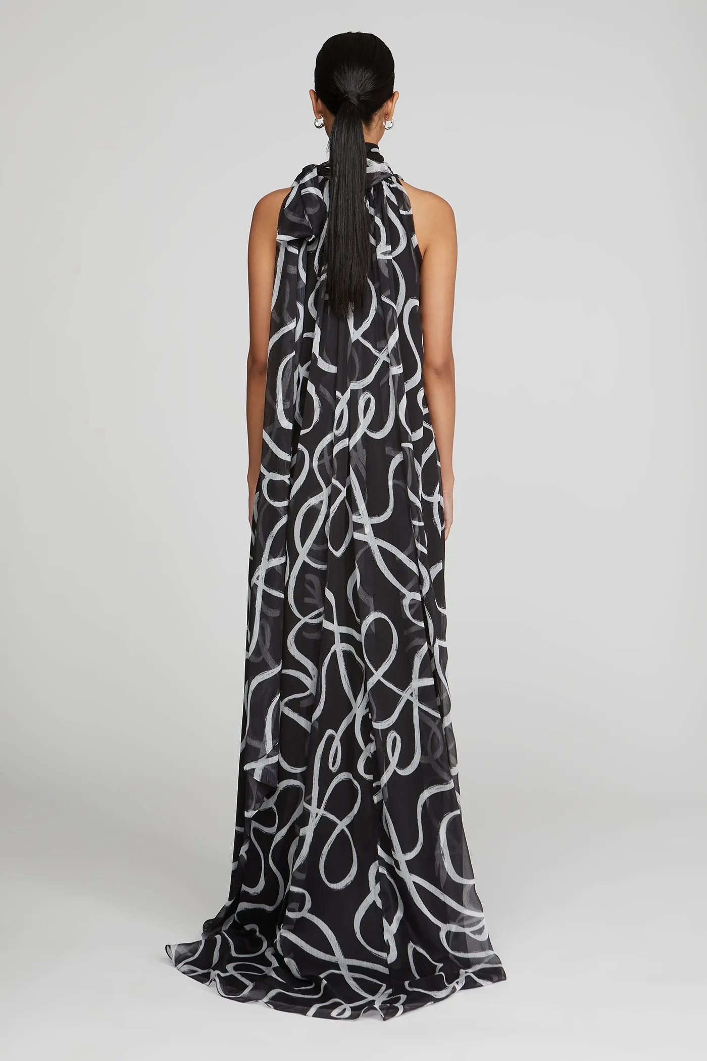 Lyle Chiffon Gown sold by H by Halston product image thumbnail 2