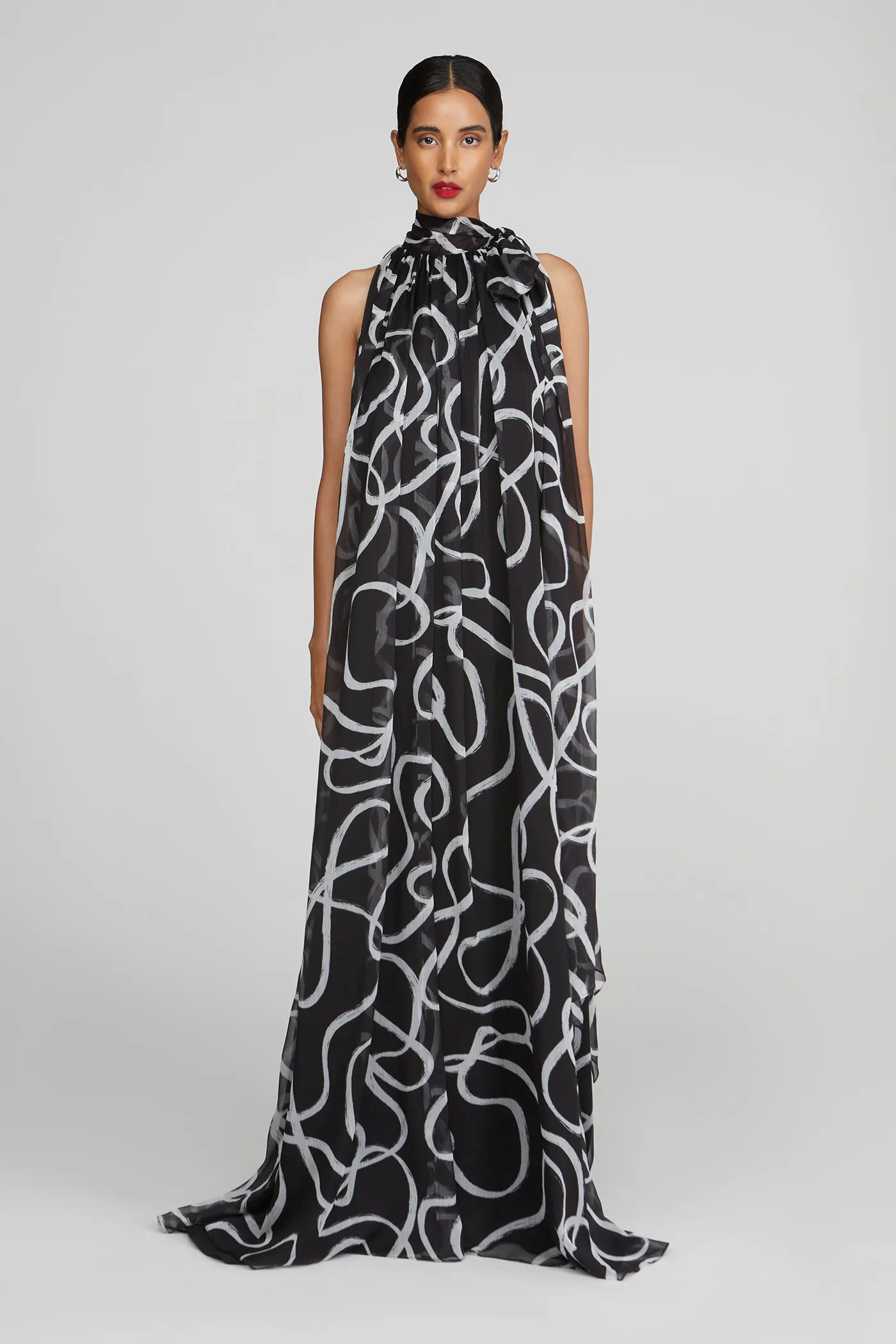 Lyle Chiffon Gown sold by H by Halston