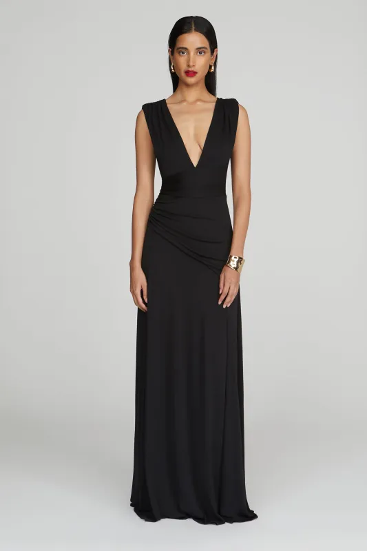 Alessia Matte Jersey Gown sold by H by Halston