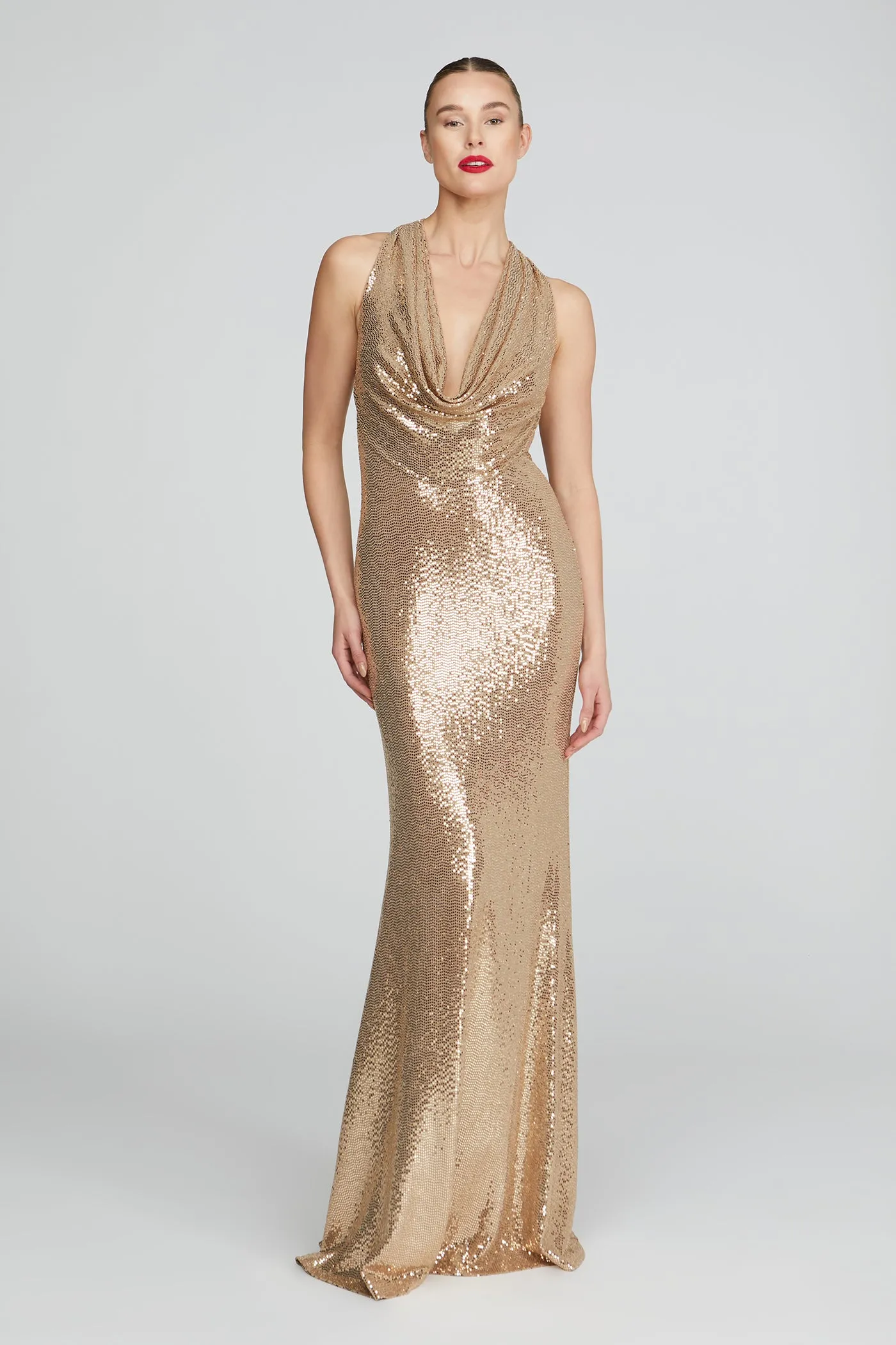 Milana Disco Jersey Gown sold by H by Halston