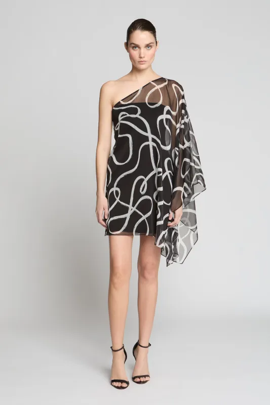 Chiffon Caftan Mini sold by H by Halston