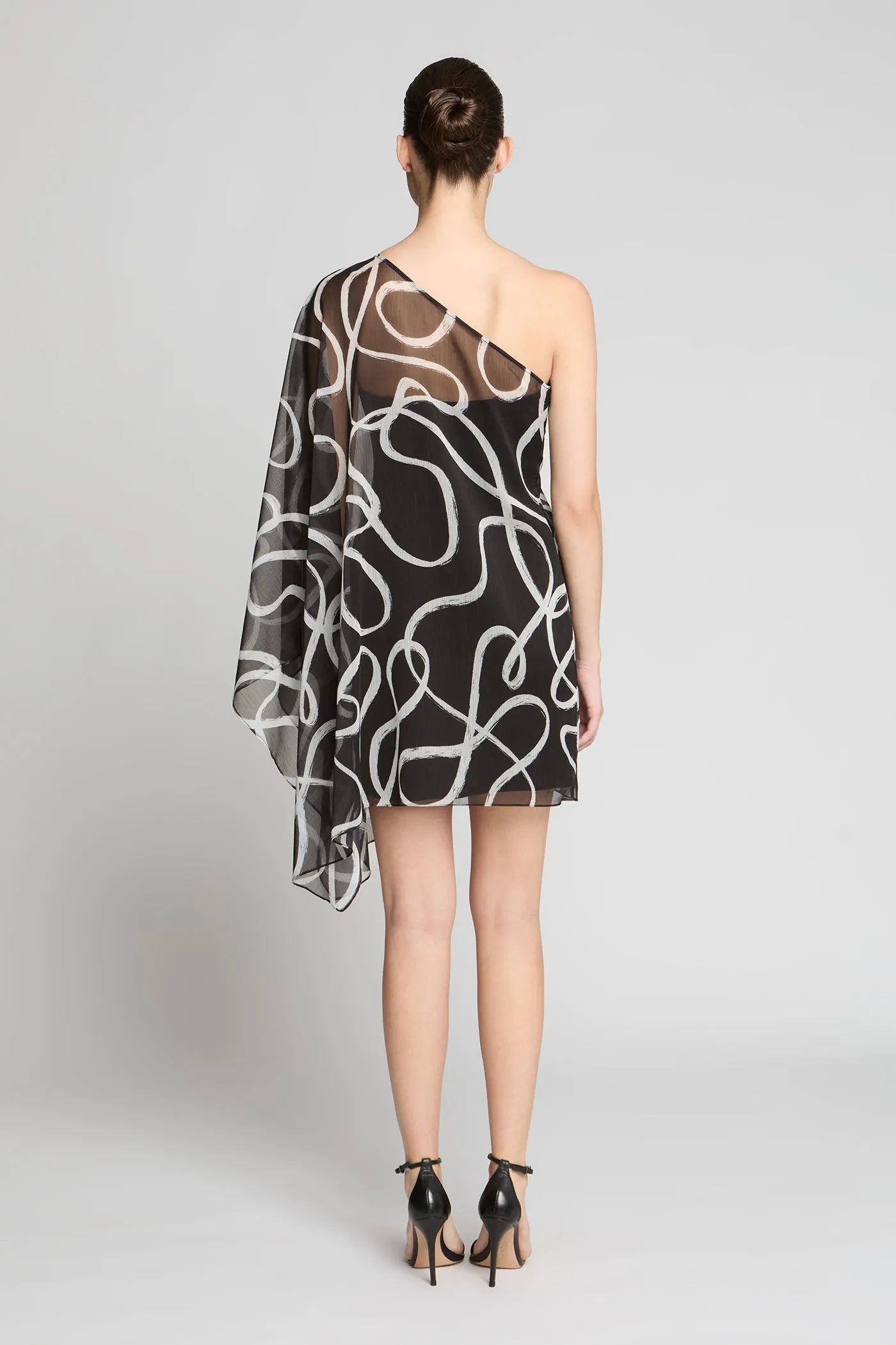 Chiffon Caftan Mini sold by H by Halston product image thumbnail 2