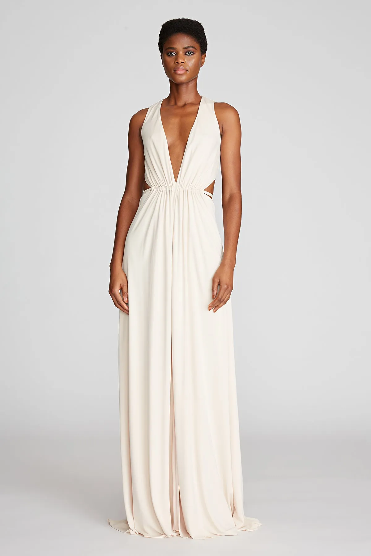 Megan Gown In Matte Jersey sold by H by Halston product image thumbnail 5