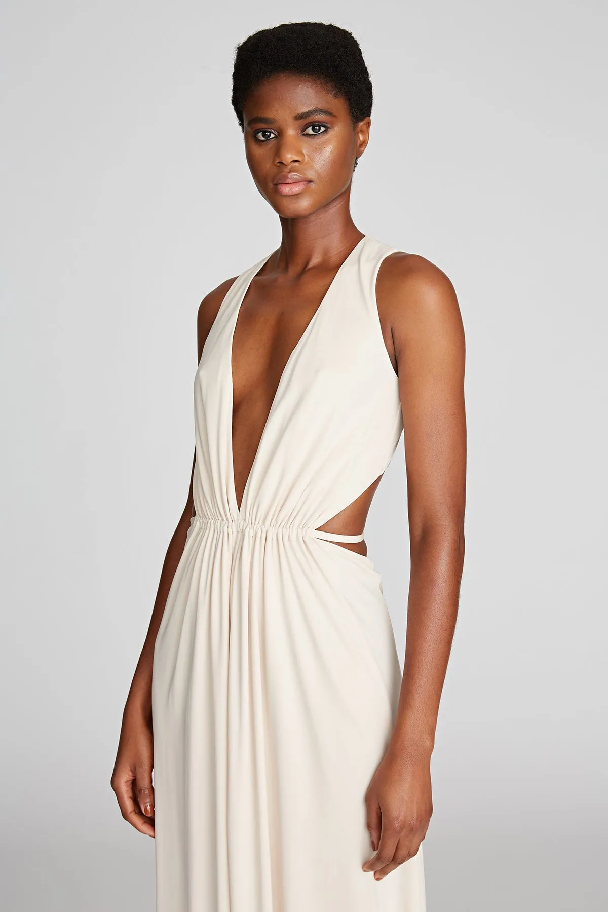 Megan Gown In Matte Jersey sold by H by Halston product image thumbnail 4