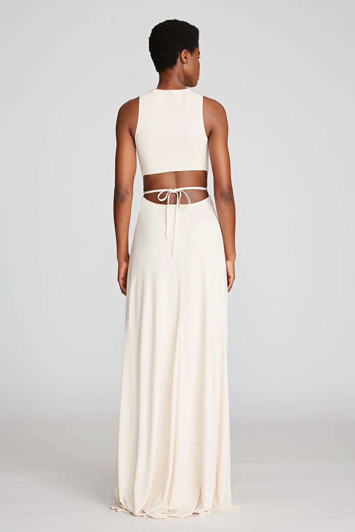 Megan Gown In Matte Jersey sold by H by Halston product image thumbnail 3