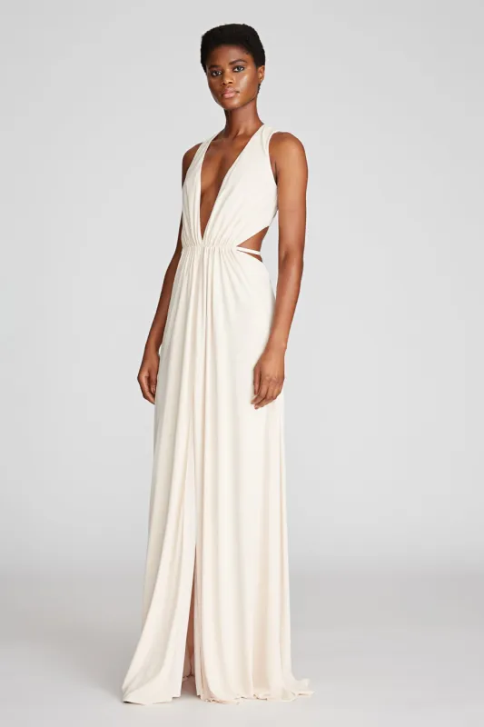 Megan Gown In Matte Jersey sold by H by Halston