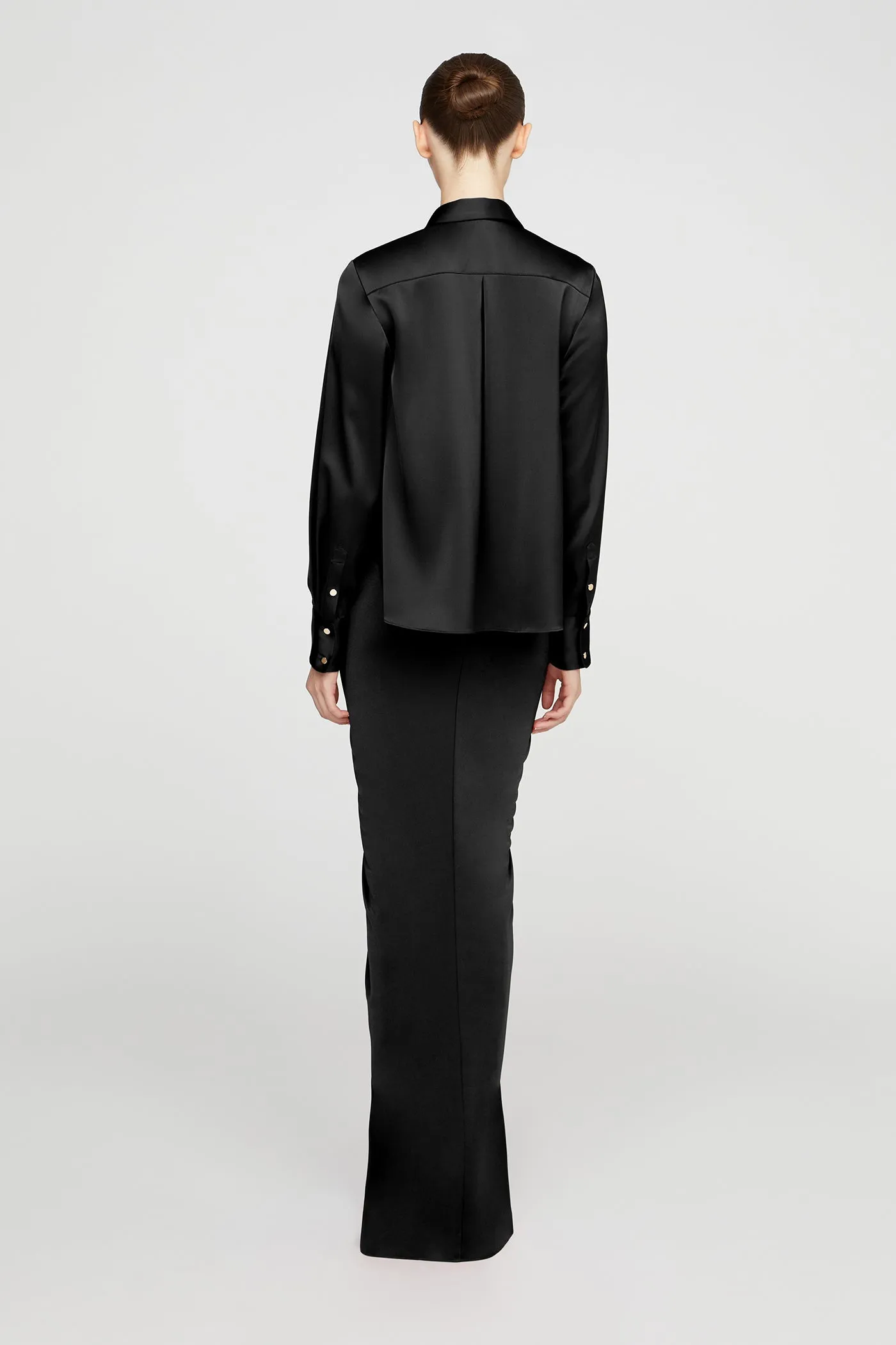 Katrine Jersey And Satin Gown sold by H by Halston product image thumbnail 2