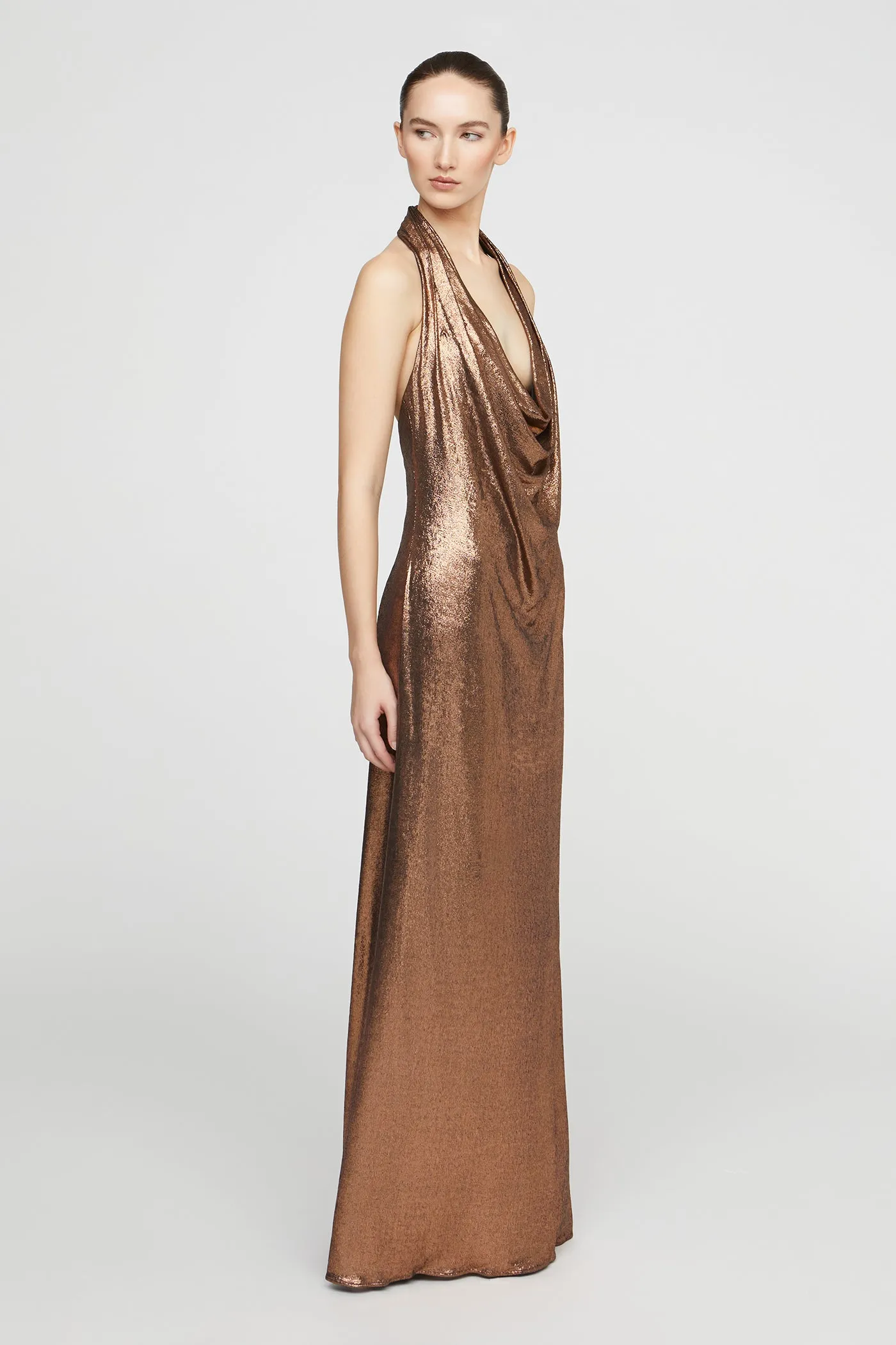 Soraya Jersey Gown sold by H by Halston product image thumbnail 3