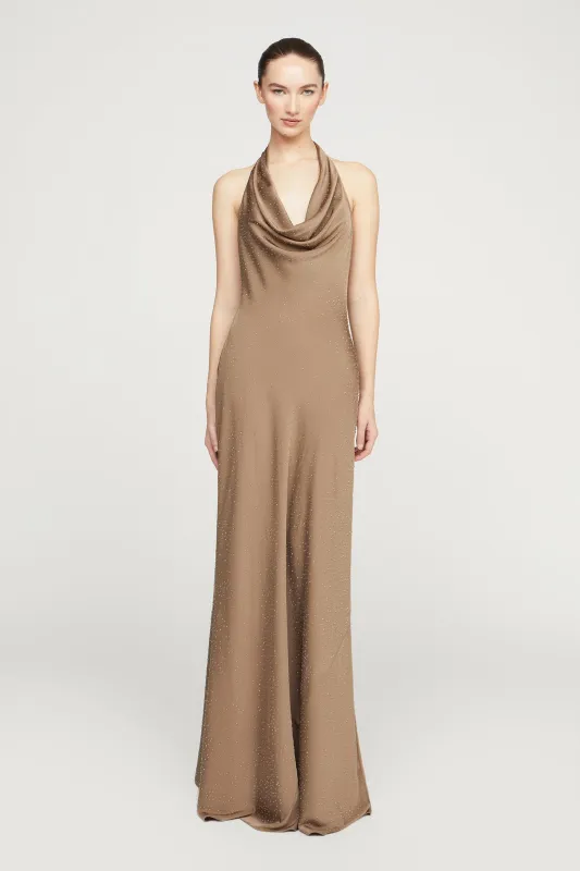 Sid Satin Gown sold by H by Halston