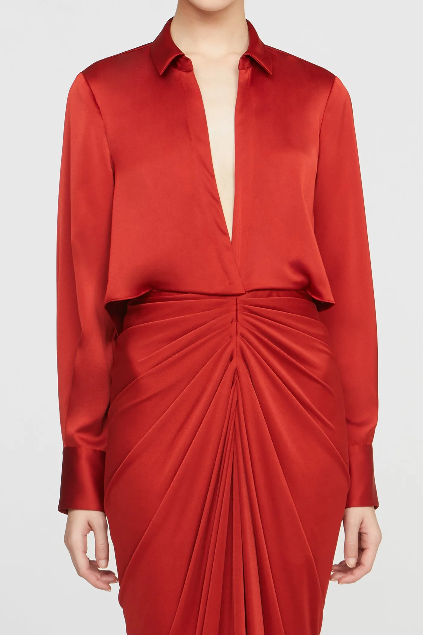 Katrine Jersey And Satin Gown sold by H by Halston product image thumbnail 4