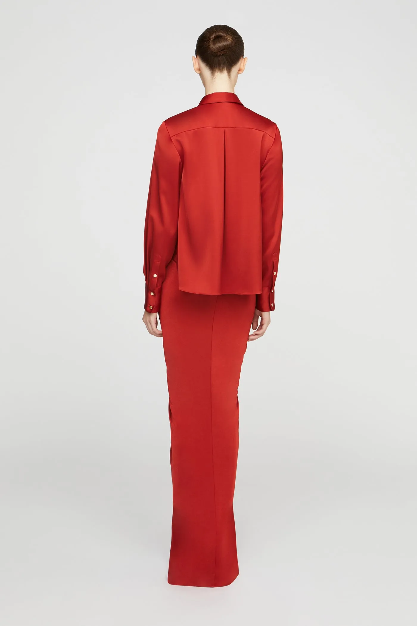 Katrine Jersey And Satin Gown sold by H by Halston product image thumbnail 2